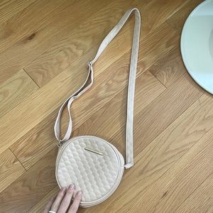 crossbody leather circle purse